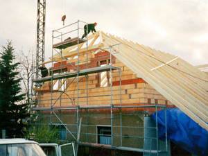 Aufstockung eines Wohnhauses