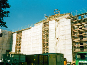 Dachstuhl für ein öffentliches Gebäude