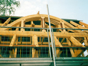 Neubau einer Fachwerkgarage