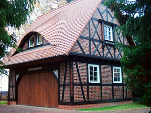 Neubau einer Fachwerkgarage