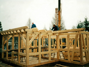 Neubau eines Fachwerkhauses