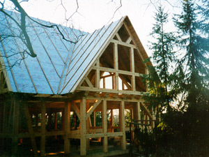 Neubau eines Fachwerkhauses