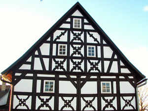 Sanierung eines Fachwerkgiebels