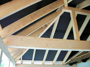 Wintergarten in Holzbauweise 