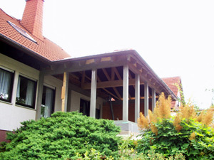 Wintergarten in Holzbauweise 