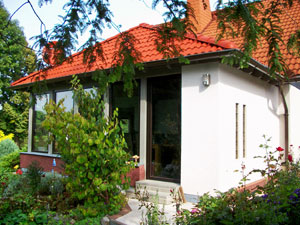 Wintergarten in Holzbauweise 