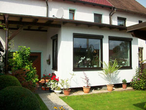 ein Anbau in Holzrahmenbauweise