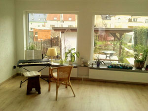 ein Anbau in Holzrahmenbauweise